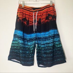MILANKERR Mens Summer Swim Trunks Size XL EUC